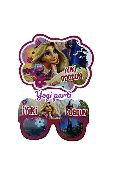 Yogi parti Rapunzel Konuşma Balonu1 Adet 1 Adet Konuşma Gözlüğü