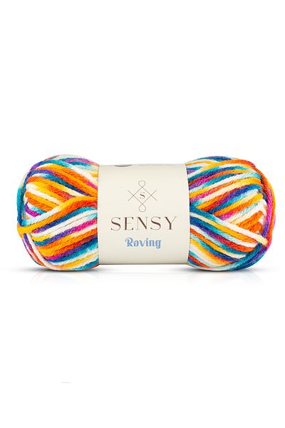 SENSY Roving El Örgü İpi Multi Çokχρωμο İp Atkı Bere İpi Πουλόβερ Πανcho Ιππόκαμπος Karnaval