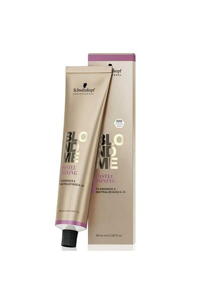 BLONDME Pastel Tonning Steel - Cream Hair Dye Blue