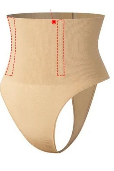 FİT1BEDEN Seamless Recovery Slimming Laser Cut High Waist String Corset Underwire Thong Corset