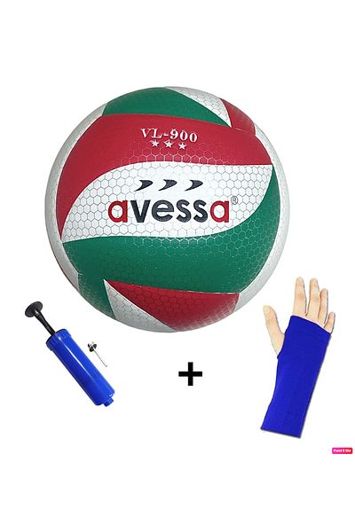 AVESSA VL-900 Soft Soft Texture Volleyball Ball Non-Slip Surface Bonding 280 gr Match Ball + Pump + Sleeve
