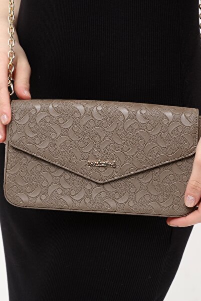 Cacharel Crossbody Messenger Bag with Chain Strap