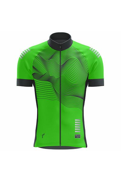 Freysport Neon Green Cycling Jersey
