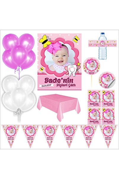 CiciMagnet Sarı Kelebekler Temalı Diş Buğdayı Süsleme Seti Konsepti