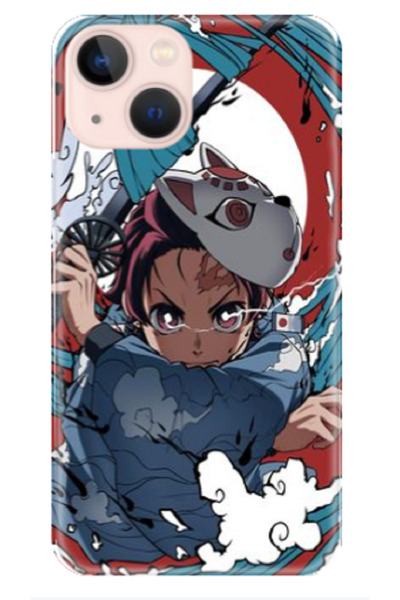 Newon غطاء حماية متوافق مع هاتف IPHONE 13 DEMON SLAYER KIMETSU NO YAIBA TANJI...