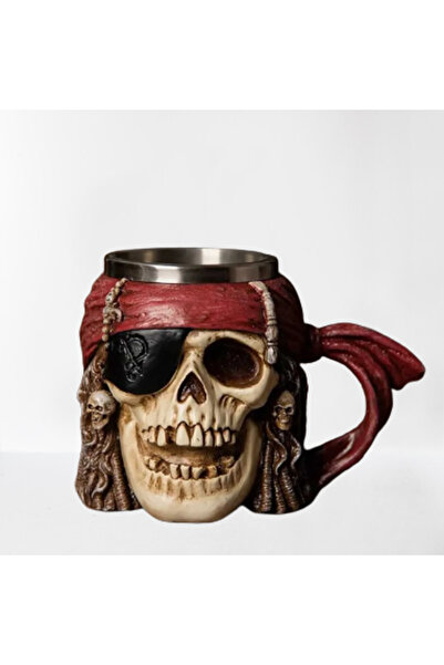 NETAVANTAJ Retro Kuru Kafa Korsan Kupa Bardak