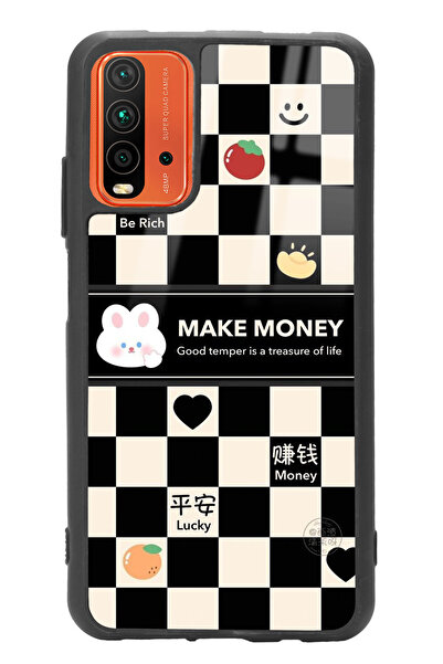 Spoyi Xiaomi Redmi 9T Make Money Tasarımlı Glossy Telefon Kılıfı