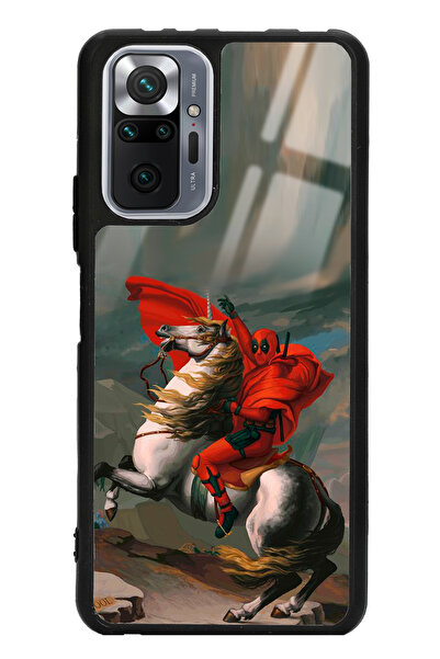 Spoyi Xiaomi Redmi Note 10 Pro Samuray Deedpool Tasarımlı Glossy Telefon Kılıfı