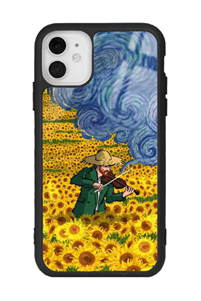 Spoyi iPhone 11 Kemancı Tasarımlı Glossy Telefon Kılıfı