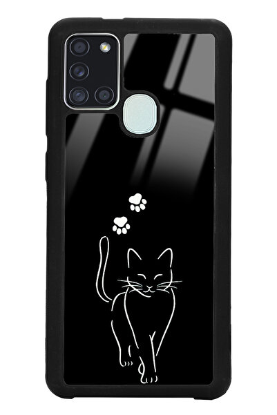 Spoyi Samsung A21s Paticik Tasarımlı Glossy Telefon Kılıfı