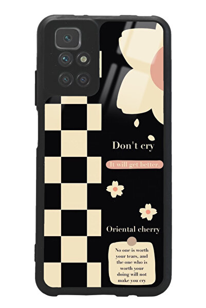 Spoyi Xiaomi Redmi 10 Don't Ery Tasarımlı Glossy Telefon Kılıfı