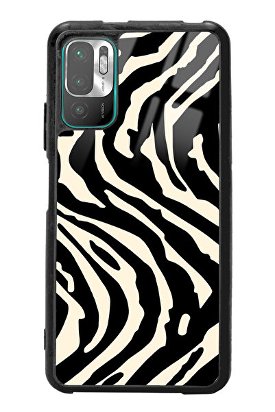 Spoyi Xiaomi Redmi Note 10 5g Zebra Tasarımlı Glossy Telefon Kılıfı