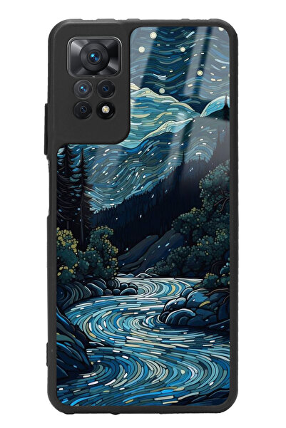 Spoyi Xiaomi Redmi Note 11 Pro Night Tasarımlı Glossy Telefon Kılıfı