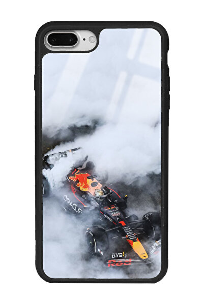 Spoyi iPhone 7 Plus - 8 Plus Formula 1 Tasarımlı Glossy Telefon Kılıfı