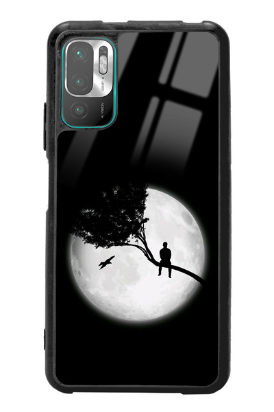 Spoyi Xiaomi Redmi Note 10 5g Aya Bakış Tasarımlı Glossy Telefon Kılıfı