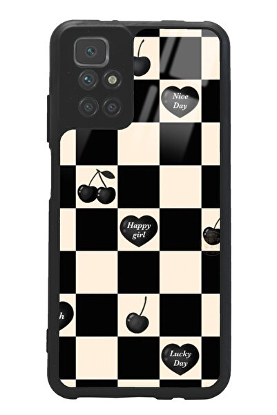 Spoyi Xiaomi Redmi 10 Happy Girls Tasarımlı Glossy Telefon Kılıfı