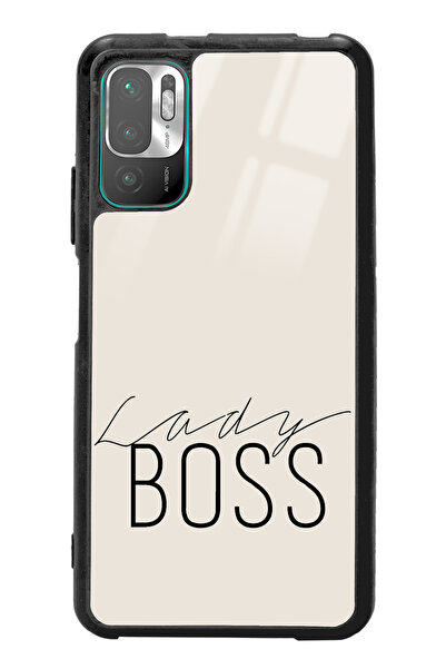 Spoyi Xiaomi Redmi Note 10 5g Lady Boss Tasarımlı Glossy Telefon Kılıfı
