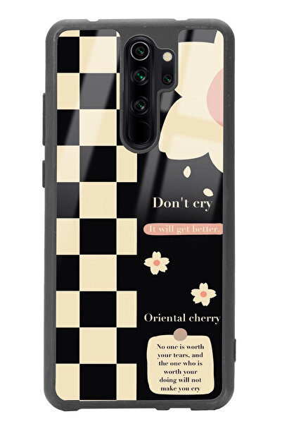 Spoyi Xiaomi Redmi Note 8 Pro Don't Ery Tasarımlı Glossy Telefon Kılıfı