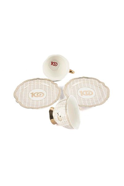 Mikasa Moor 100th Anniversary Special 2 Teacup Set 200 cc