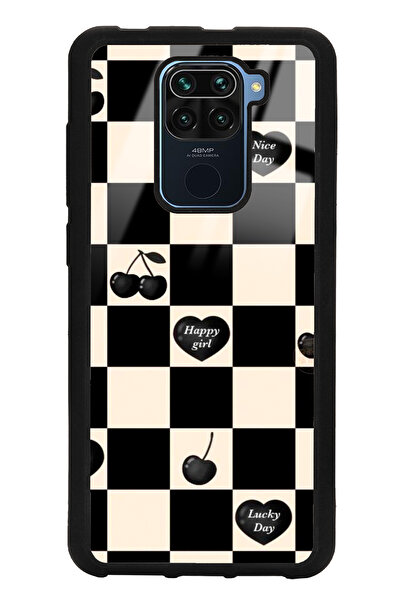 Spoyi Xiaomi Redmi Note 9 Happy Girls Tasarımlı Glossy Telefon Kılıfı