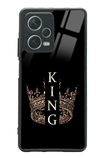 Spoyi Xiaomi Redmi Note 12 Pro 5g King Tasarımlı Glossy Telefon Kılıfı
