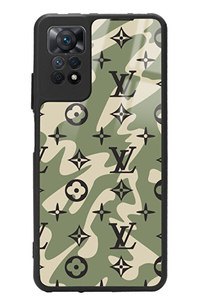 Spoyi Xiaomi Redmi Note 11 Pro Green Dalga Tasarımlı Glossy Telefon Kılıfı