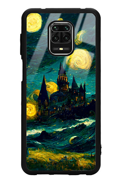 Spoyi Xiaomi Redmi Note 9 Pro Van Gogh Tasarımlı Glossy Telefon Kılıfı