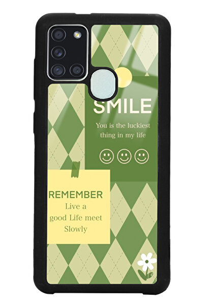 Spoyi Samsung A21s Remember Tasarımlı Glossy Telefon Kılıfı