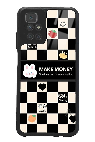 Spoyi حافظة هاتف لامعة بتصميم Xiaomi Redmi 10 Make Money
