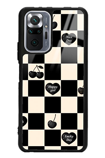 Spoyi Xiaomi Redmi Note 10 Pro Happy Girls Tasarımlı Glossy Telefon Kılıfı