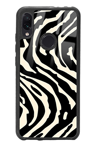 Spoyi Xiaomi Redmi Note 7 Zebra Tasarımlı Glossy Telefon Kılıfı