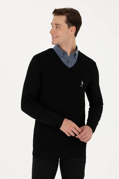 U.S. Polo Assn. ΒΑΣΗ. Ανδρικό πουλόβερ Polo Assn Basic G081SZ0TK.000. 1629661   TEKSPOR
