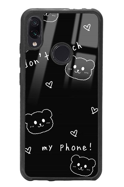 Spoyi حافظة هاتف لامعة بتصميم لا تلمس لهاتف Xiaomi Redmi Note 7