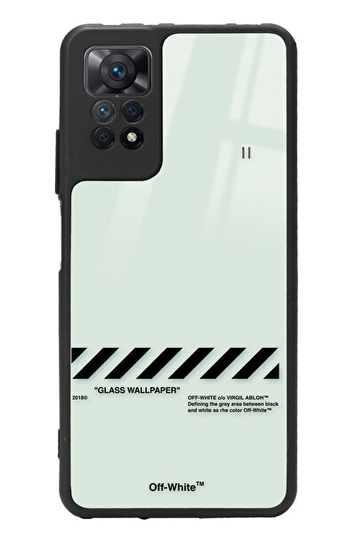 Spoyi Xiaomi Redmi Note 11 Pro Glass Tasarımlı Glossy Telefon Kılıfı