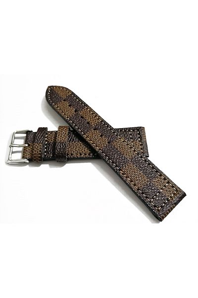 FADO 22 millimeter genuine patterned leather strap