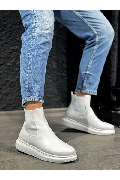 K&A Knack High Sole Shoes 111 White