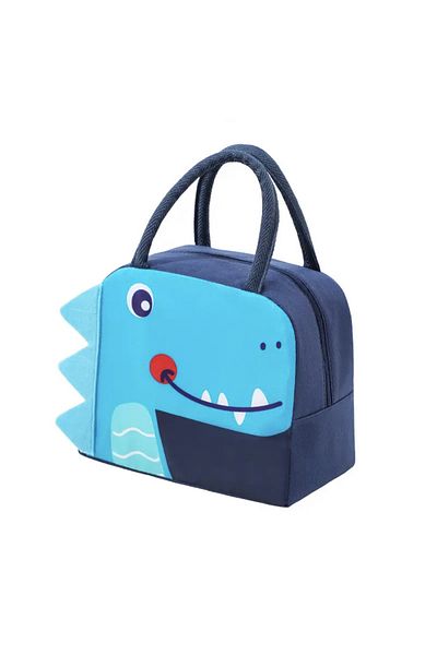 synshop Kawai Coreeană Dinozaur Eat Nutrition Machiaj termic Baby Care Organizer Geantă multifuncțională