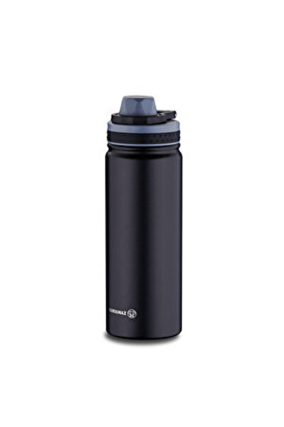 KORKMAZ 1 ADET Korkmaz Essentials Sport Termos 530 ml Siyah A742-02