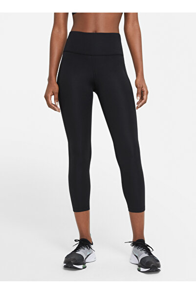 Nike Siyah Kadın Tayt CZ9238-010W NK DF FAST CROP