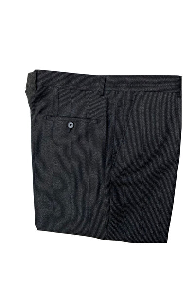 SÜVARİ REGULAR KALIP DESENLİ POLİ VİSKON MEVSİMLİK KUMAŞ PANTOLON