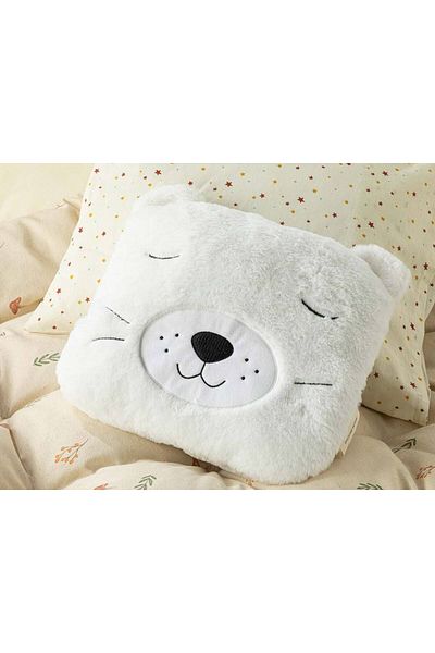 English Home Pernă decorativă Bear Baby Ecru