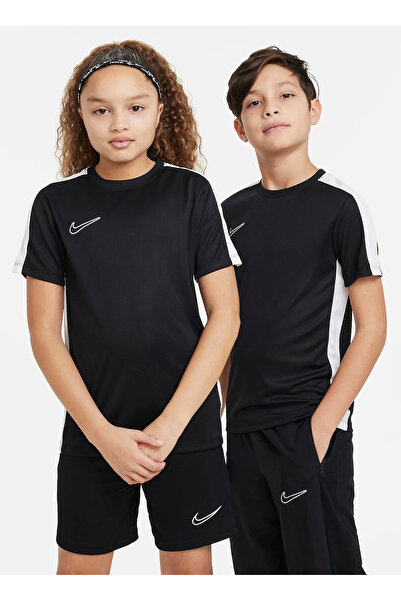Nike Children's Black Crew Neck T-Shirt Dx5482-010 K Nk Df Acd23 Top Ss Br