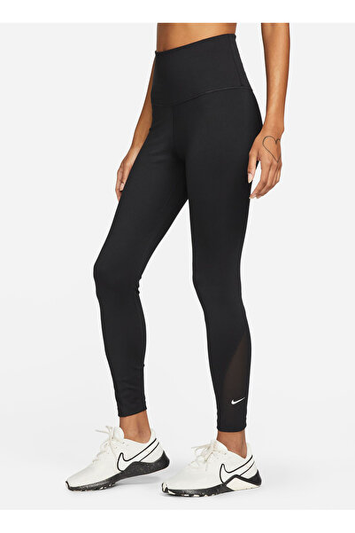 Nike Siyah Kadın Tayt DV9020-010 W NK ONE DF HR 7/8 TIGHT