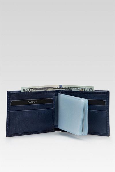 BAYDERİ Garen Genuine Leather Card Holder Wallet