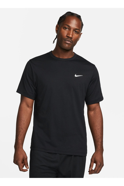 Nike Μαύρο ανδρικό μπλουζάκι με λαιμόκοψη - DV9839-010 M NK DF UV HYVERSE SS