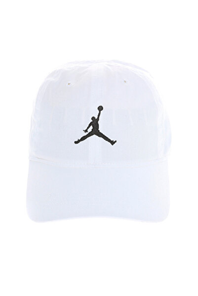 Nike قبعة بيضاء للأطفال 9A0570-001 JAN CURVEBRIM قابلة للتعديل