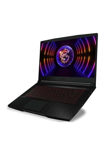 MSI Thin Gf63 12.Nesil Core i5 12450H-RTX3050 4Gb-16Gb-512Gb Ssd-15.6inc-W11