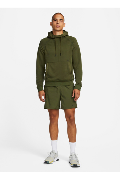 Nike Kapüşon Yaka Yeşil Erkek Sweatshırt DQ4850-326 M NK TFADV AXIS FLC HD