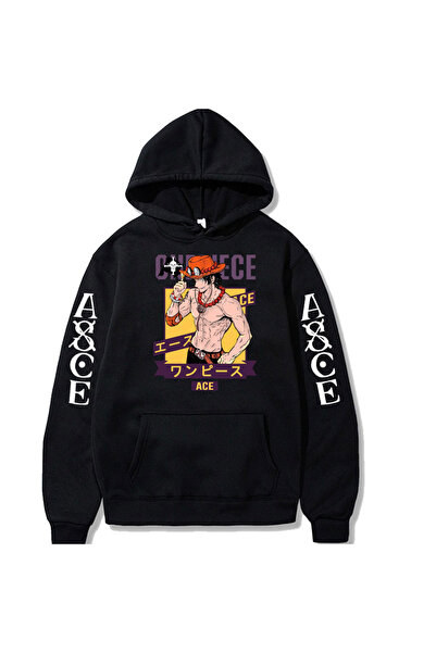 GALASHOP Hoodie Manga tarzı baskılı One Piece Luffy