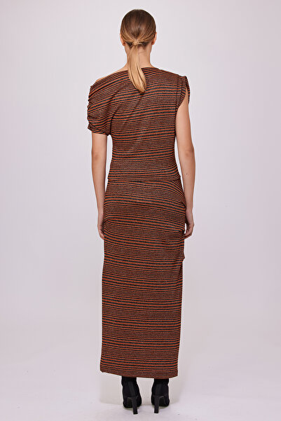 Berr-ın Смугаста в'язана міді спідниця